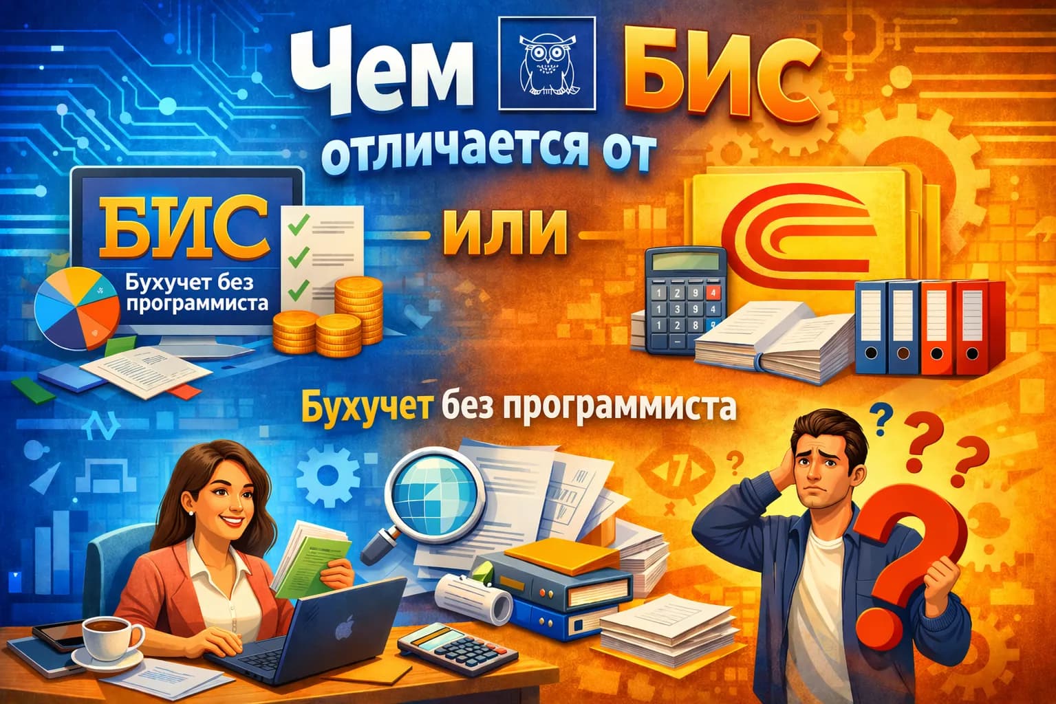 Чем БИС отличается от 1С или Бухучет без программиста